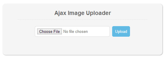 Ajax Image Uploader