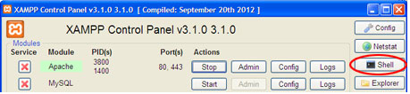 Xampp Shell