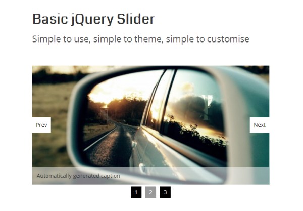 Basic jQuery Slider