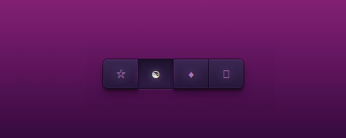 Pure CSS button widget