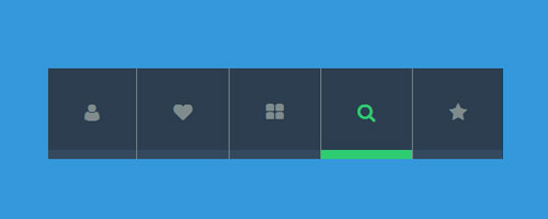 css3 admin menu buttons