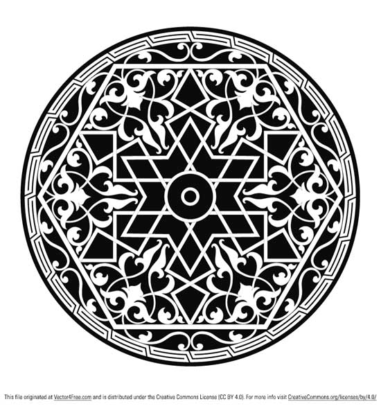 round-ornamental-element-vector-art