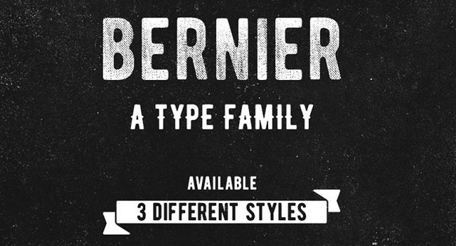 BERNIER Free Font Family
