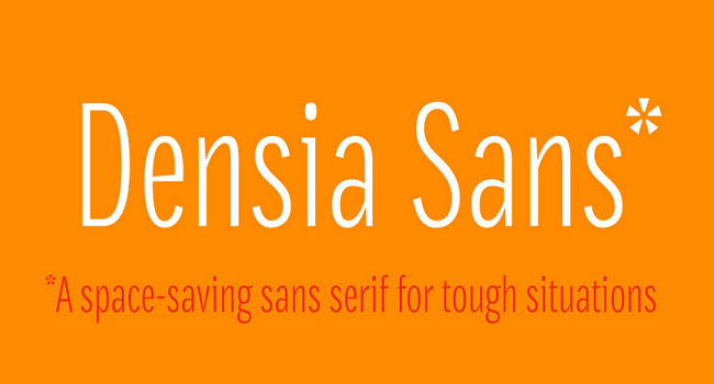 Densia Sans Typeface