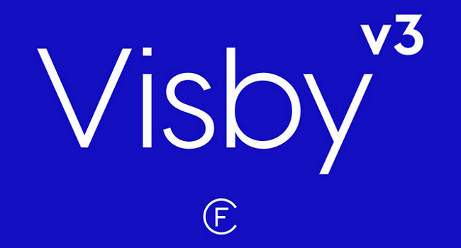 Visby CF Sans Serif Font Family